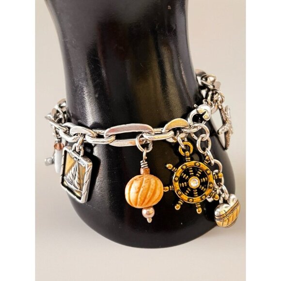Brighton Ship to Shore nautical Beach sailing charm bracelet - Picture 2 of 8
